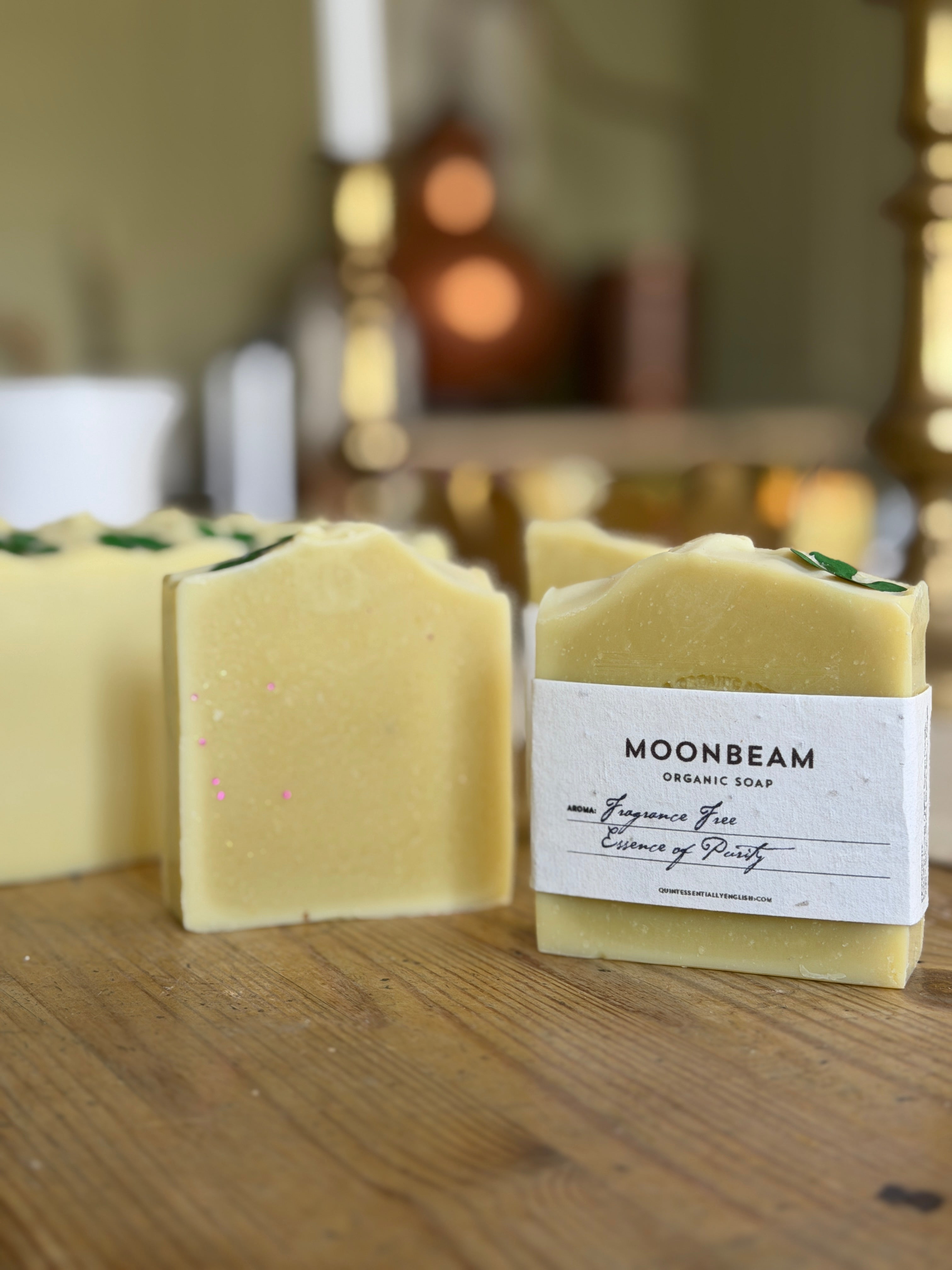 No.20 MOONBEAM |HANDMADE SOAP | made with organic oils and plantable wildflower seed label