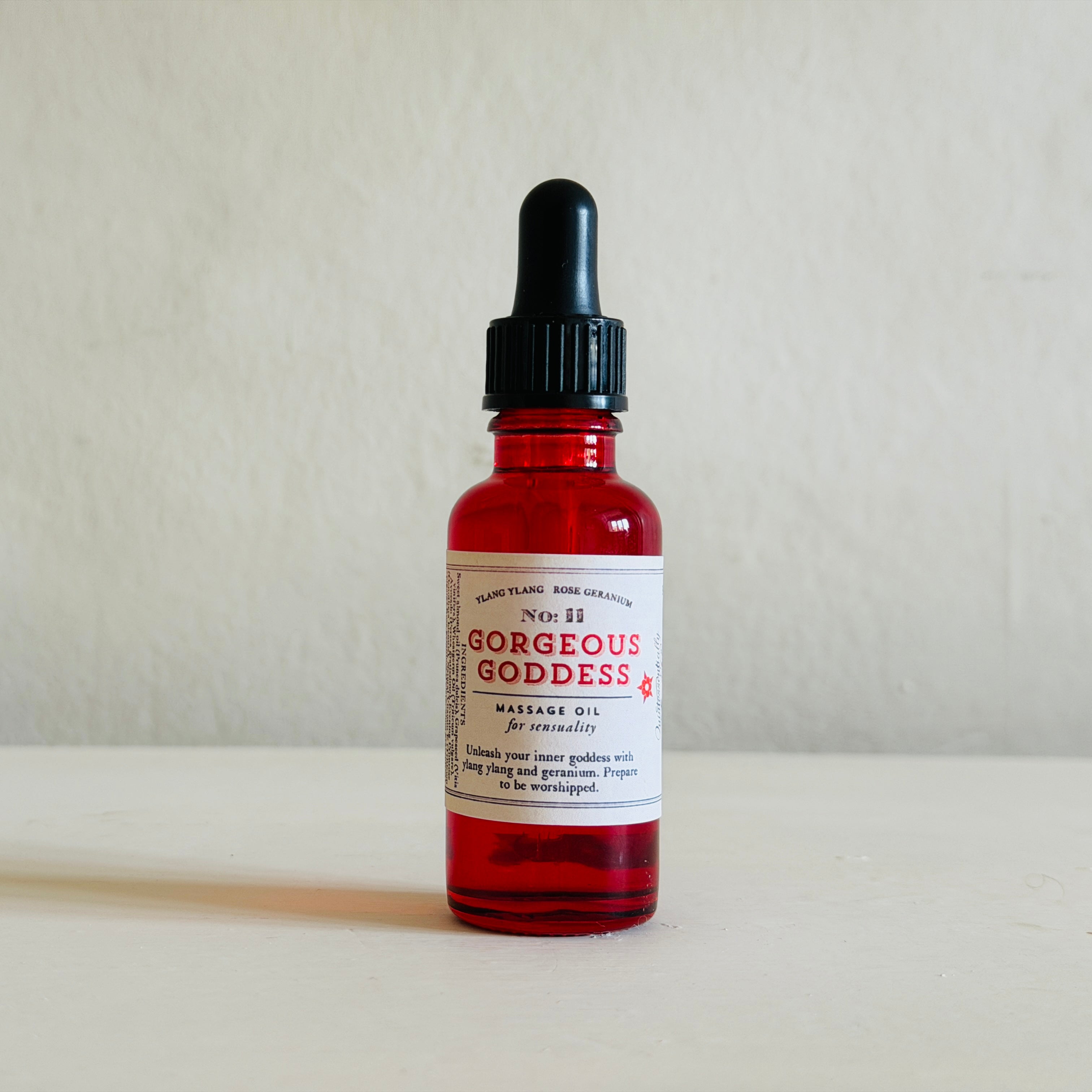 No. 11: Gorgeous Goddess Massage Oil  - Luxurious Hydrating Massage Oil | Handmade in the UK