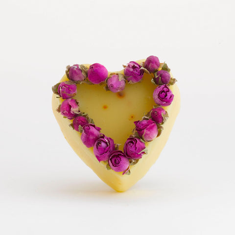 No.2: English Rose Organic Heart Soap