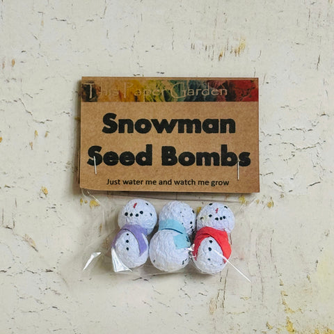 Snowman Seed Bomb