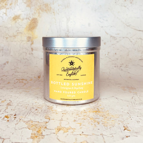 No.8: Bottled Sunshine Tin candle