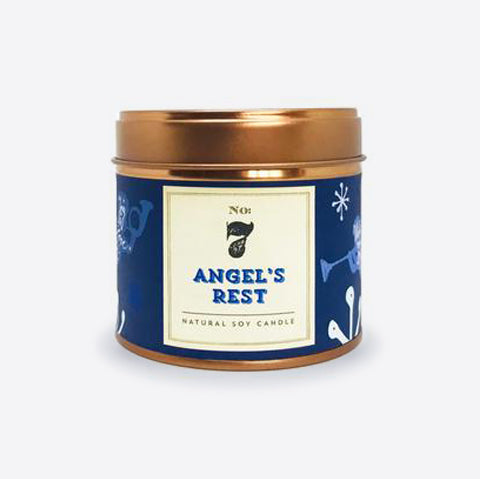 No.7 Angel's Rest Tinned Soy Candle - Christmas Edition