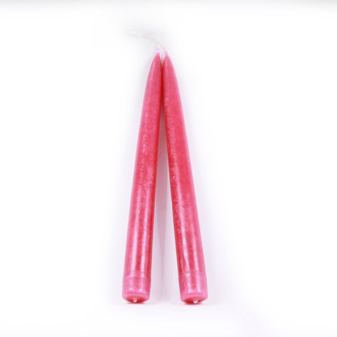 Dipped Coloured Candles - Dark Pink