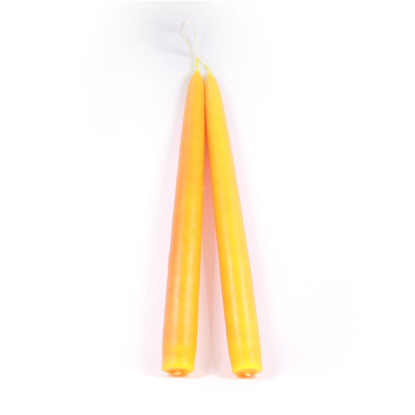 Dipped Coloured Candles - Orange