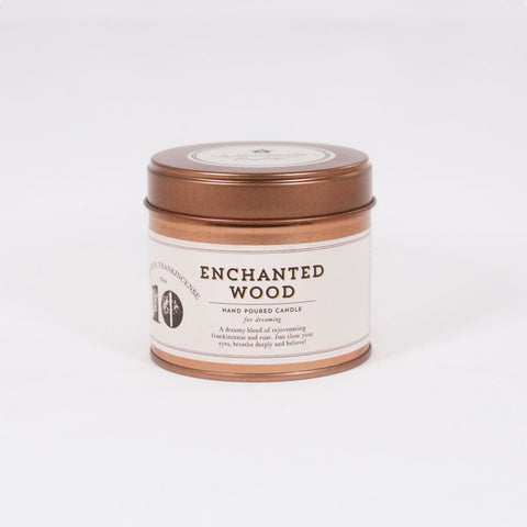 No: 10. Enchanted Wood Tinned Soy Candle - For Dreaming