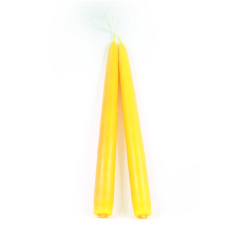 Dipped Coloured Candles - Yellow